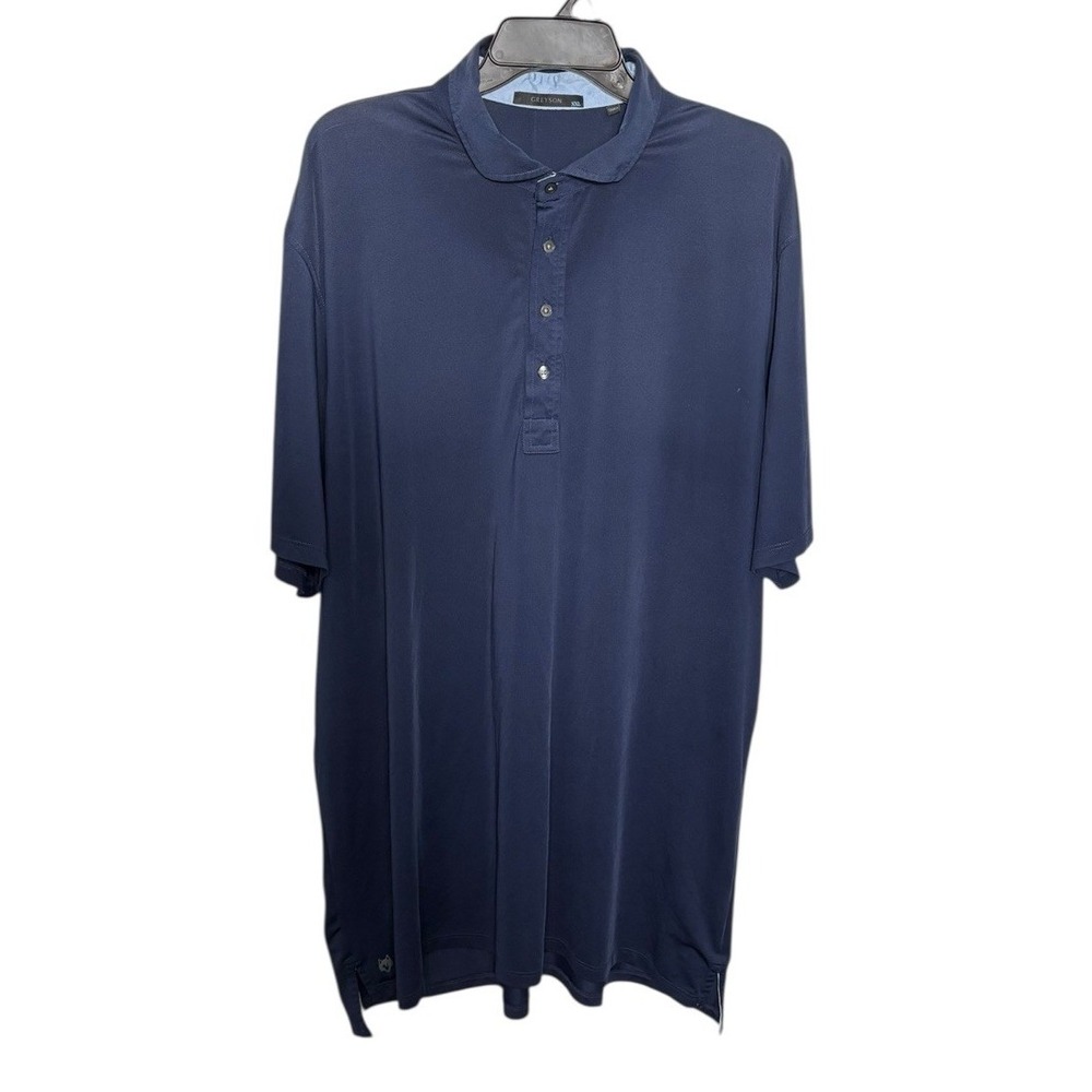 Greyson Navy Blue Mens Performance Polo Size XXL
